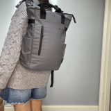 Grey Waterproof Backpack