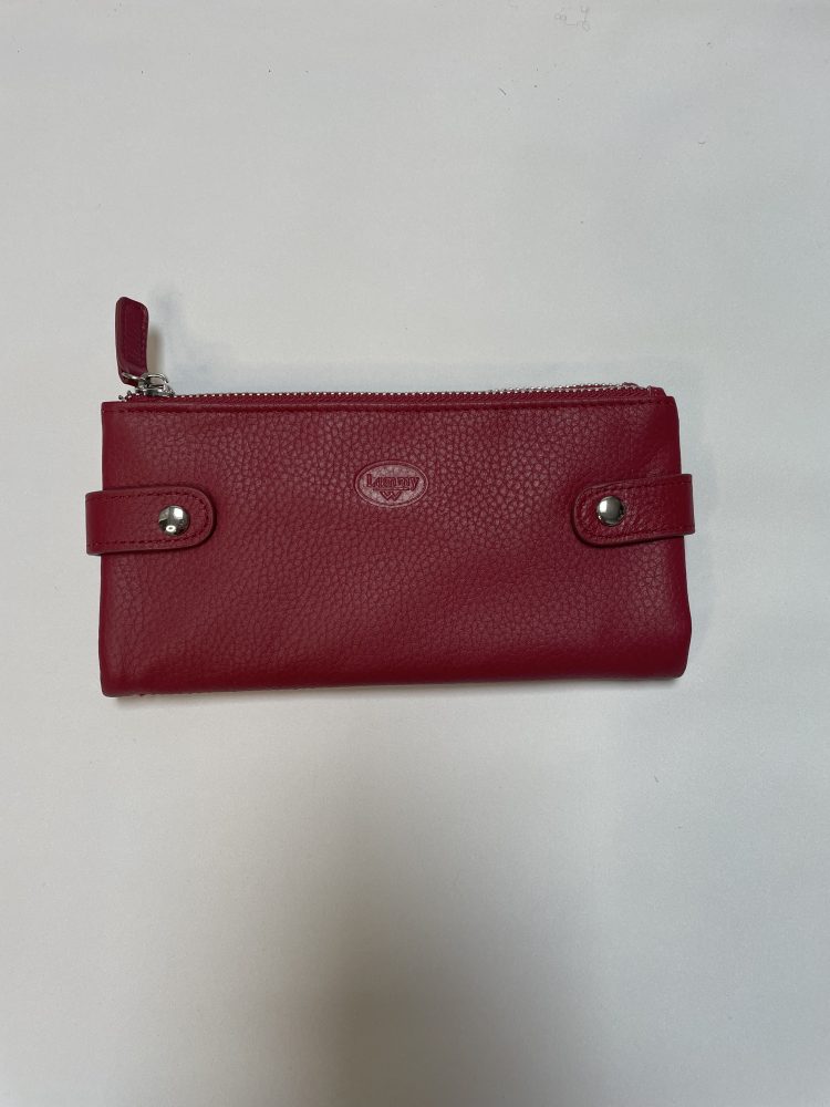 Double Zip Leather Purse