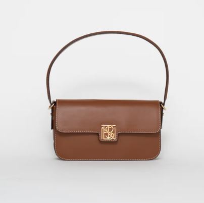 Tan Victorini BESTINI Baguette Bag