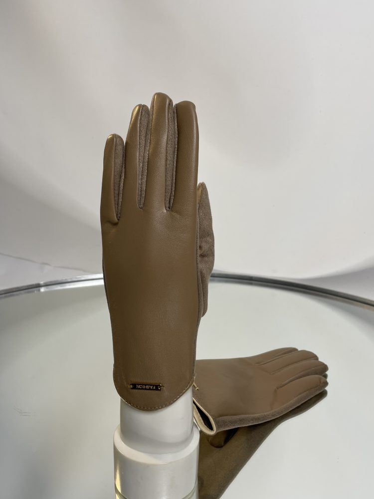 Taupe gloves