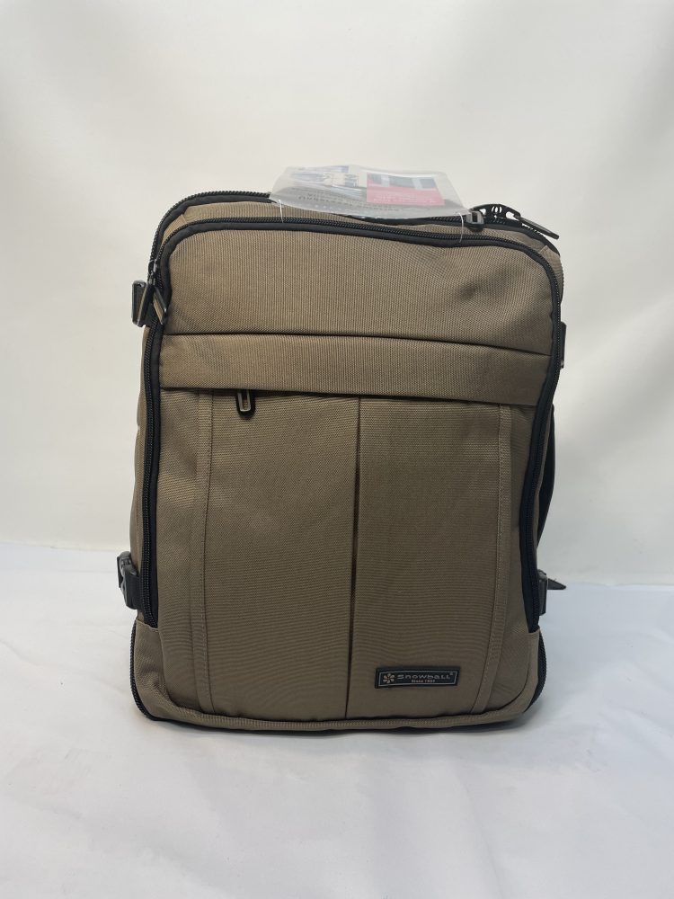 Beige Travel Backpack